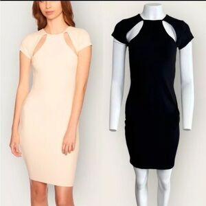 SUSANA MONACO Cutout Short-sleeve black